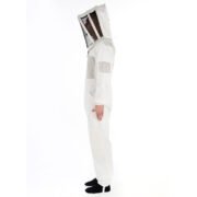 White Ventilated Beekeeping Suit for Summer Comfort