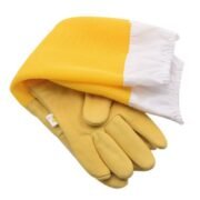 Yellow Beekeeping Protective Breathable Gloves