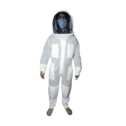 White Beekeeping Suit with Gloves