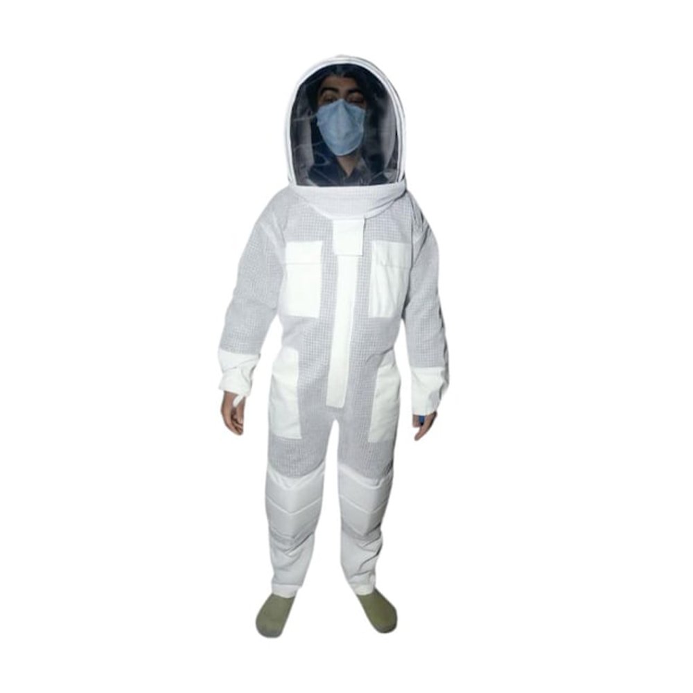 White Beekeeping Suit with Gloves White Beekeeping Suit with Gloves