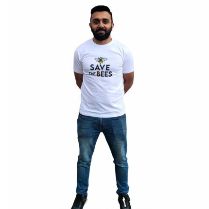 White Cotton Beekeeping T Shirt