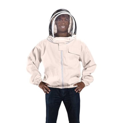 Natural White Cotton Beekeeping Jacket