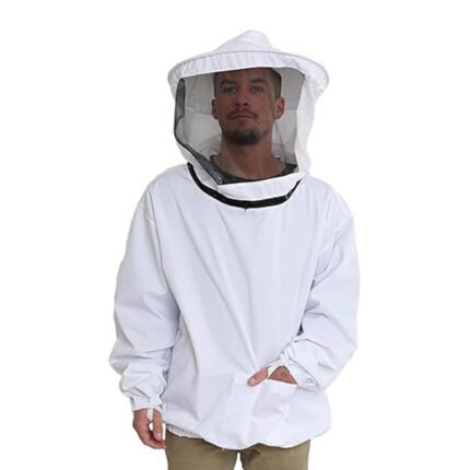 Cotton Beekeeping Pullover Smock Jacket