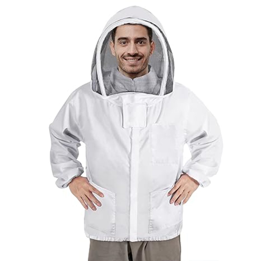 White Cotton Beekeeping Jacket