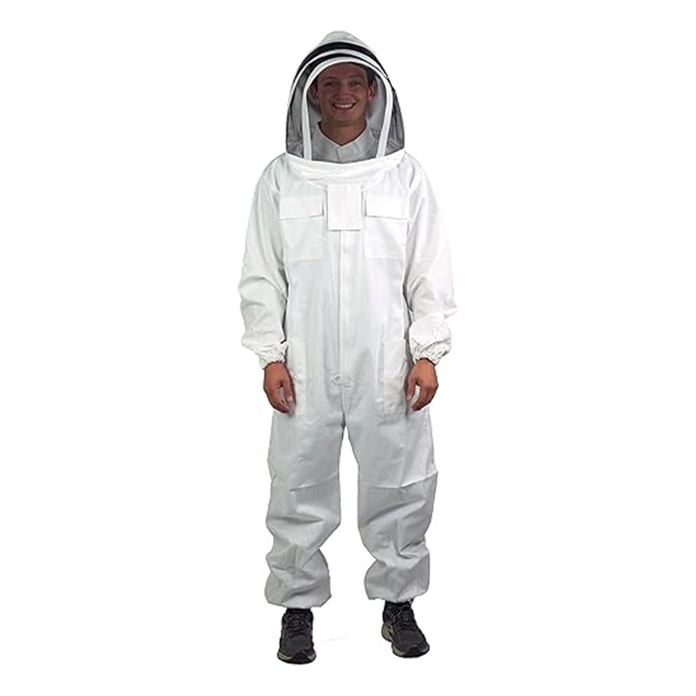 Cotton Beekeeping Jacket with Veil