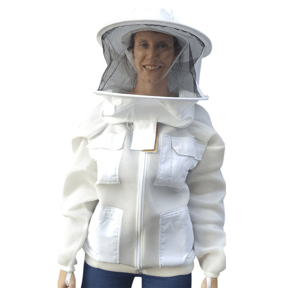 Ventilated Jacket With Round Hat Veil