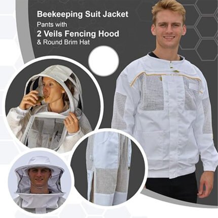 Beekeeping Jacket with 2 Veils