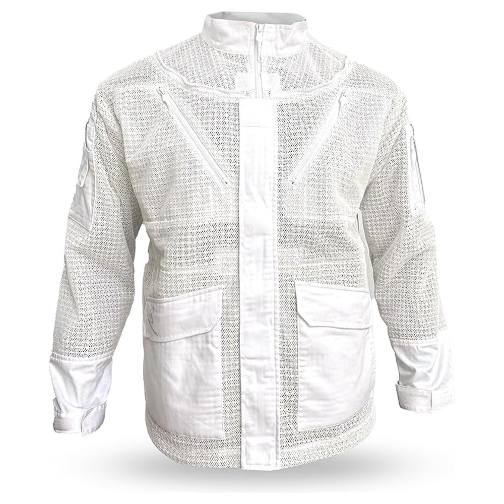 White Vented Beekeeping Suit
