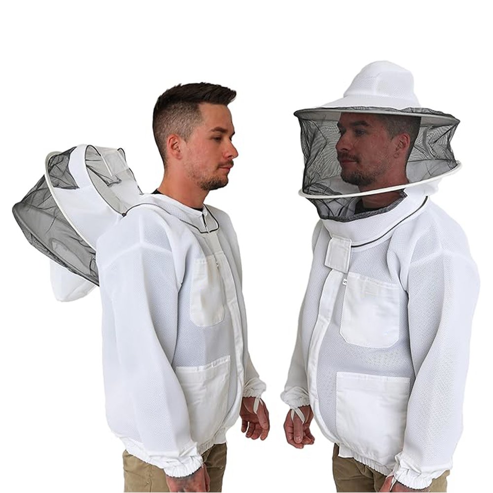 Beekeeping Jacket with Round Veil