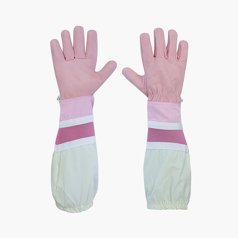 Cow Hide Ventilated Beekeeping Gloves