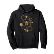Beekeeping Honeycomb Pullover Hoodie