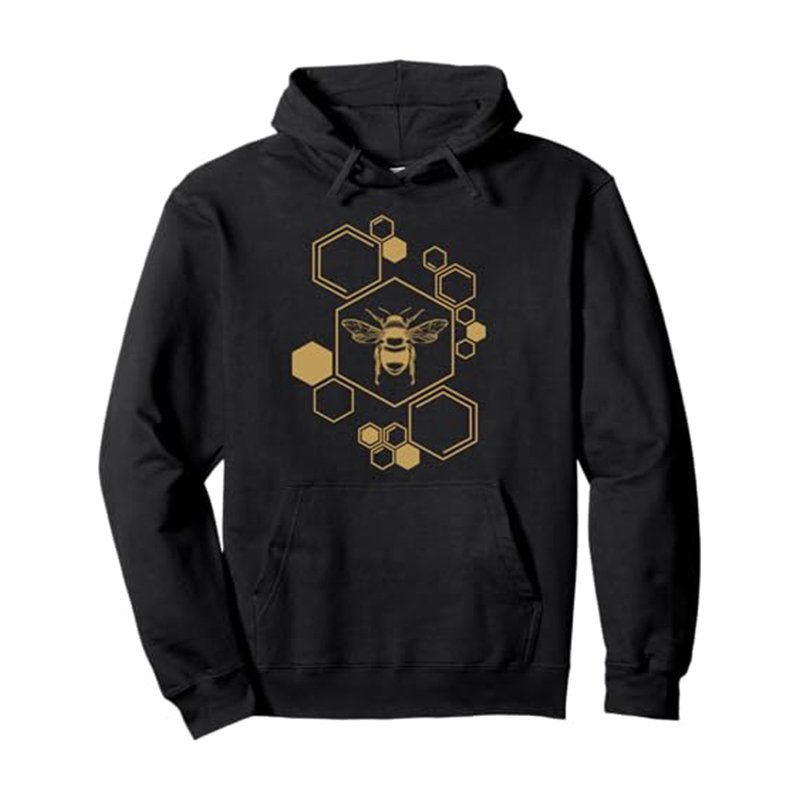 Beekeeping Honeycomb Pullover Hoodie