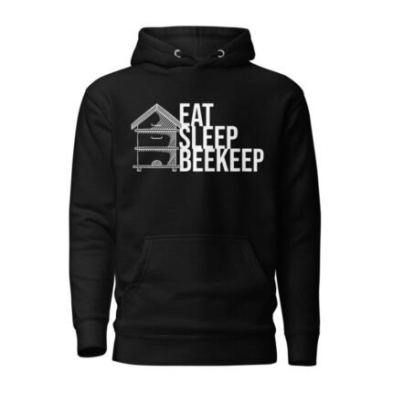 Beekeeping Black Unisex Hoodie