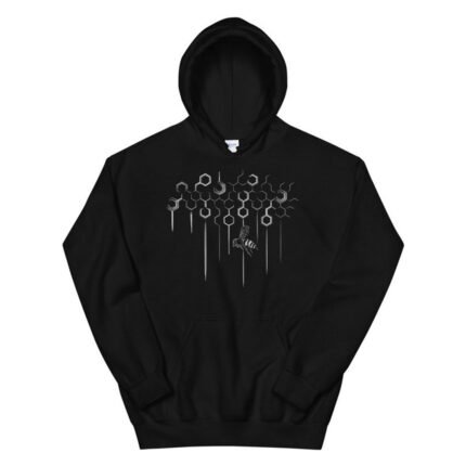 Honeycomb Tattoo Beekeeping Hoodie
