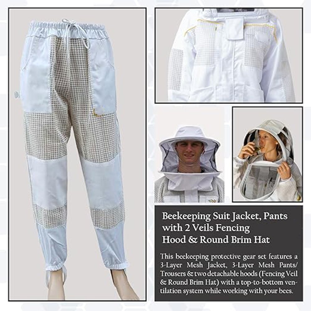 Beekeeping Jacket with 2 Veils
