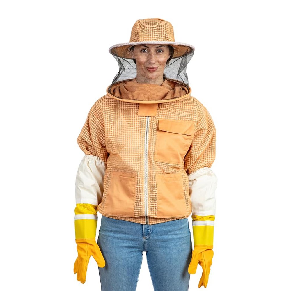 Beekeeping Jacket with Fencing Veil Beekeeping Jacket with Fencing Veil