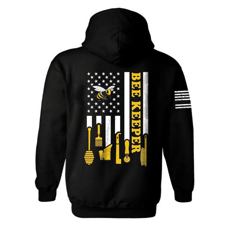American Flag Beekeeper Hoodie