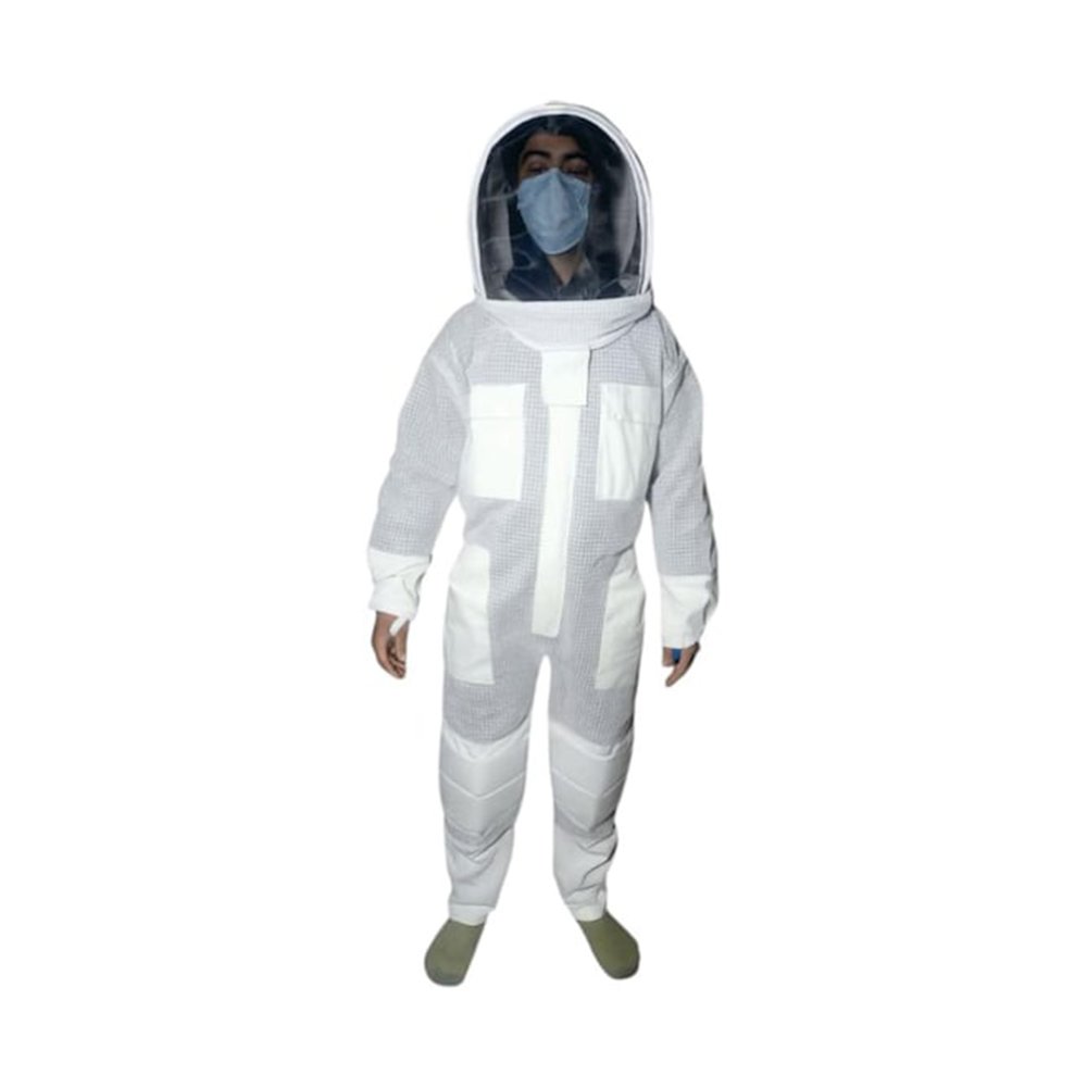 White Beekeeping Suit with Gloves White Beekeeping Suit with Gloves