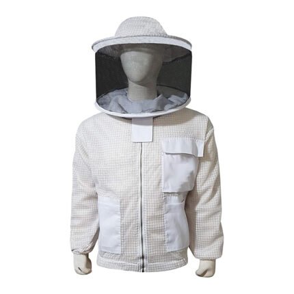 Ventilated Beekeeping Jacket with Veil