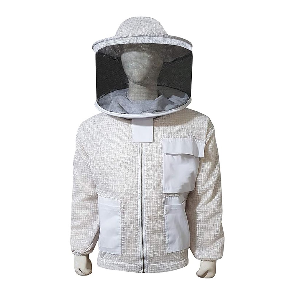 Ventilated Beekeeping Jacket with Veil