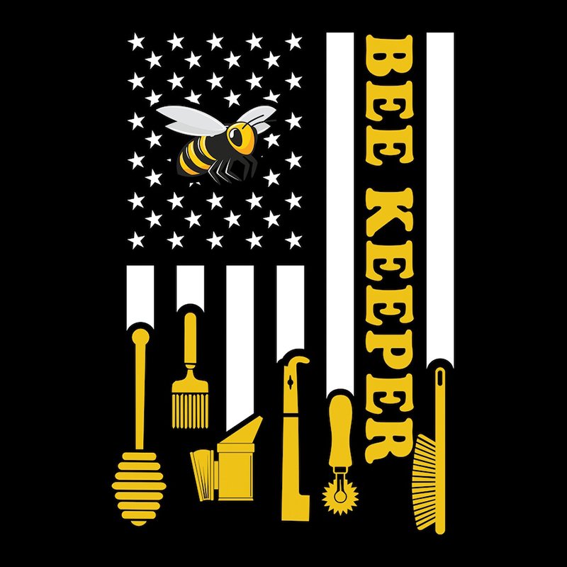 American Flag Beekeeper Hoodie American Flag Beekeeper Hoodie