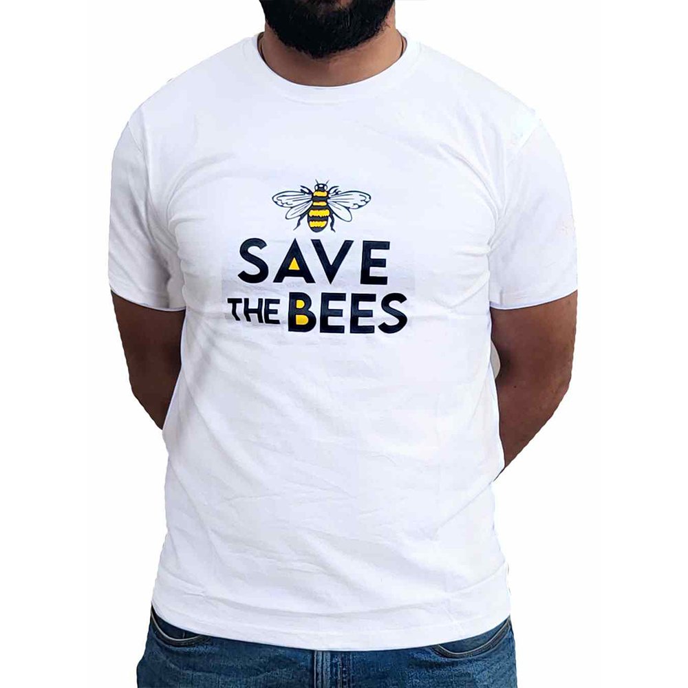 White Cotton Beekeeping T Shirt White Cotton Beekeeping T Shirt