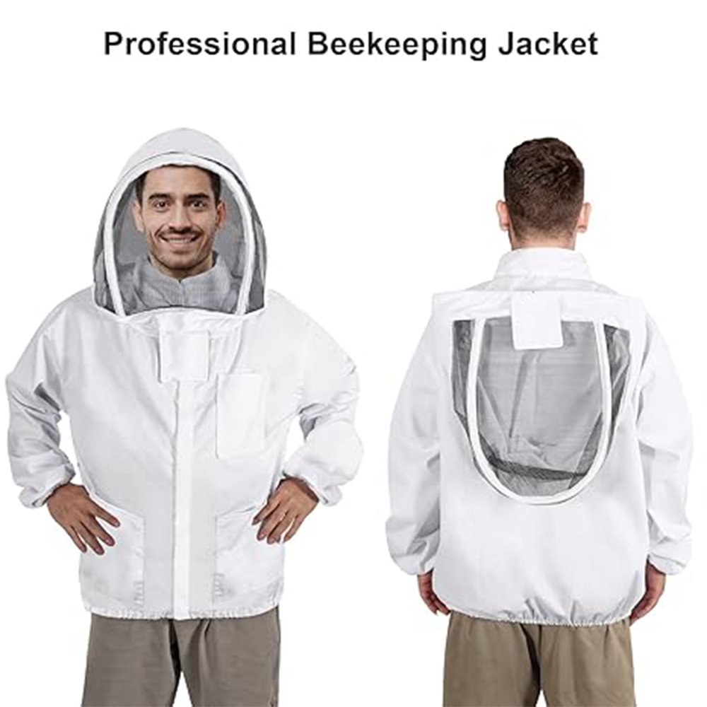 White Cotton Beekeeping Jacket White Cotton Beekeeping Jacket