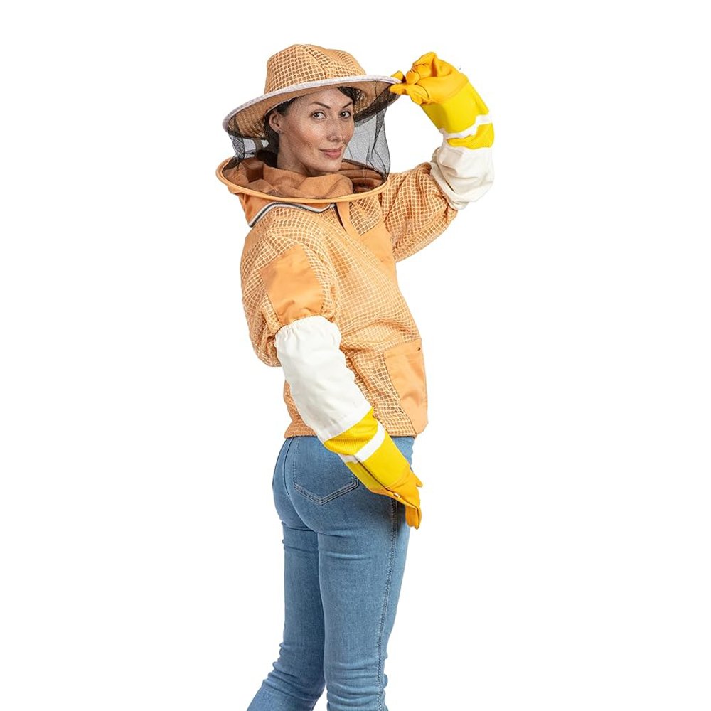 Beekeeping Jacket with Fencing Veil Beekeeping Jacket with Fencing Veil