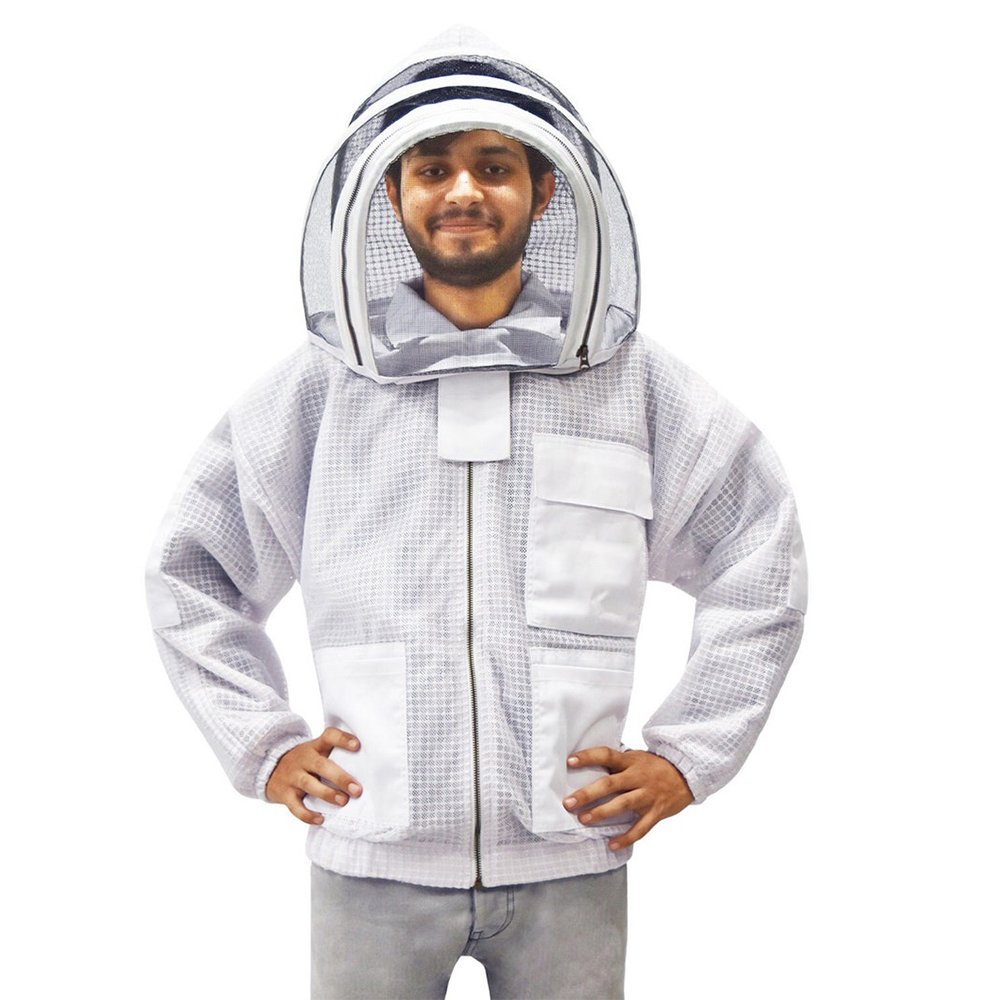 Ventilated White Beekeeping Jacket