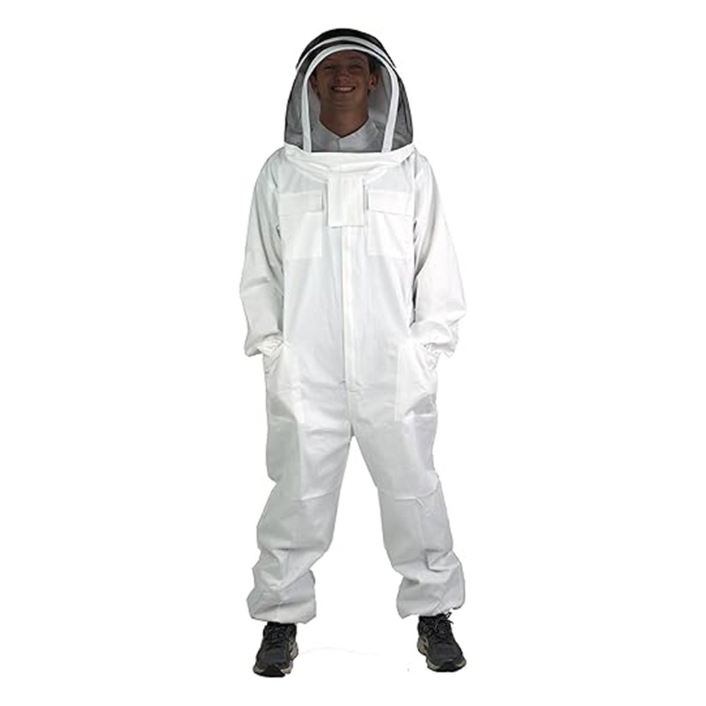 Cotton Beekeeping Jacket with Veil Cotton Beekeeping Jacket with Veil