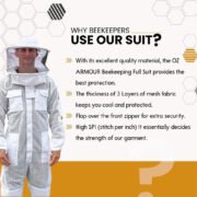 Beekeeping Jacket with 2 Hoods